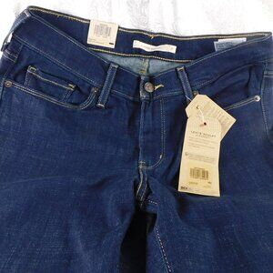 Levis Sculpt Hypersoft Waterless Dark Denim Womens Jeans Size 8  Bootcut